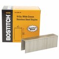 Bostitch Heavy Duty Staples, 18 ga, Power Crown, 3/8 in Leg L, Steel STCR50193/8-1M